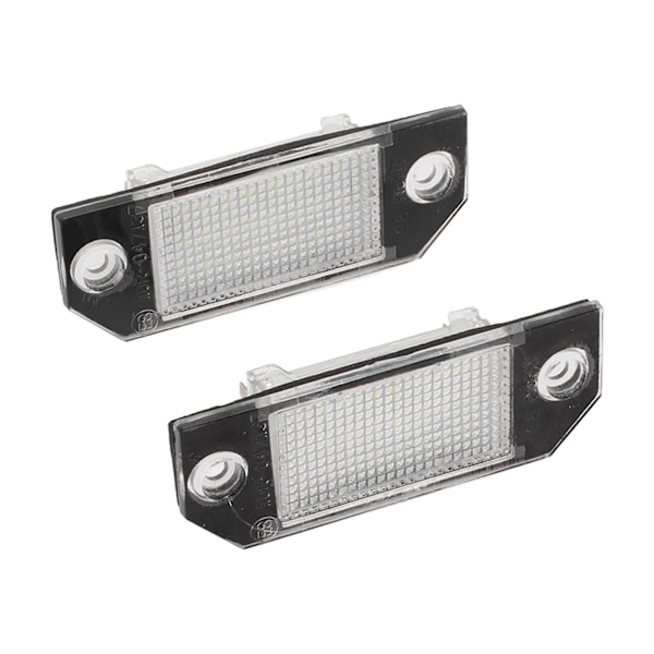 Par LED-registreringsskyltsbelysning Anti Kollision Bakifrån Ersättning för Ford C MAX 2003–2007 4502331