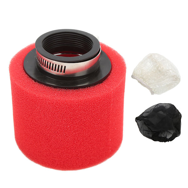 Universal 42mm luftsvampfilter för motorcykel ATV, röd