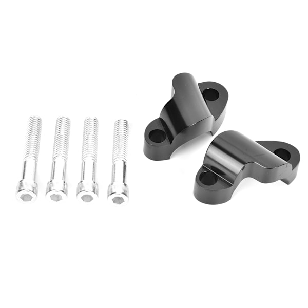 Aluminium Motorcykel Styrforhøjer Højde Adapter Passer til Forty Eight XL1200X Sort