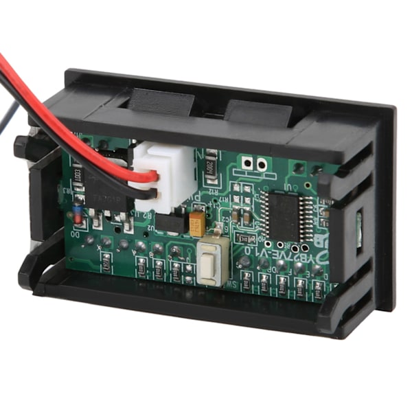 YB27VE Elektrisk bil digital LED spänning och el dubbla mätare testare batteriström display spänningsmätare litiumbatteri 24V