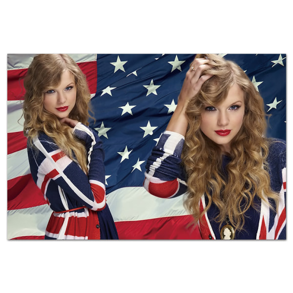 Taylor Swift-sideplakat-teppemønster 43 nyttige godsaker 30*40cm