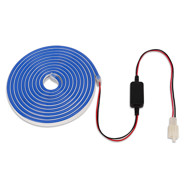 LED-lysstripe for bagasjerommet foran i bil, IP67, omgivende belysning, erstatning for Tesla Model 3 2018‑2020 DC12‑16V Blå
