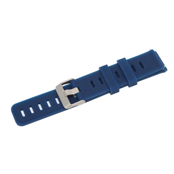 20mm Mjuk Silikonarmband för Klocka, Armband Byt ut med Platta Luftventiler för Amazfit GTS 3 Blå