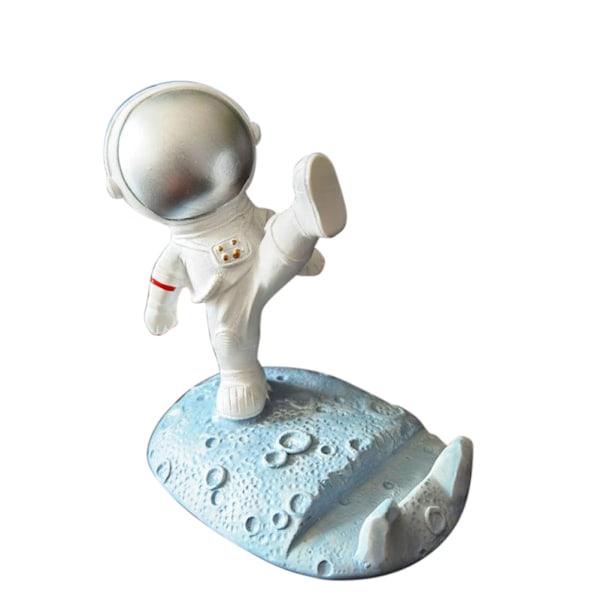 Piirretty Astronaut Puhelinteline Hartsi Kivan Avaruusmiehen Puhelinteline Hauska Älypuhelimen Teline Työpöydälle Kotiin Toimistoon
