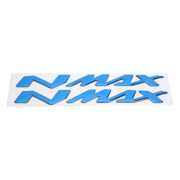 Ett par motorcykelemblemklistermärken 3-dimensionella dekaler för Yamaha NMAX155 125Blue