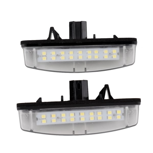 2 stk Bil LED nummerplade lys 12V SMD nummerplade lampe Passer til TOYOTA Camry Ls430