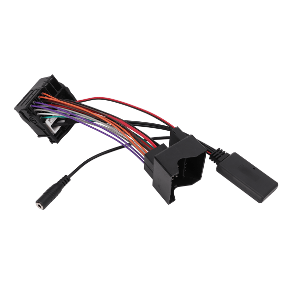Bluetooth 5.0 bil AUX lydinngangskabel med handsfree mikrofonadapter for A3 TT A4 2007-2014