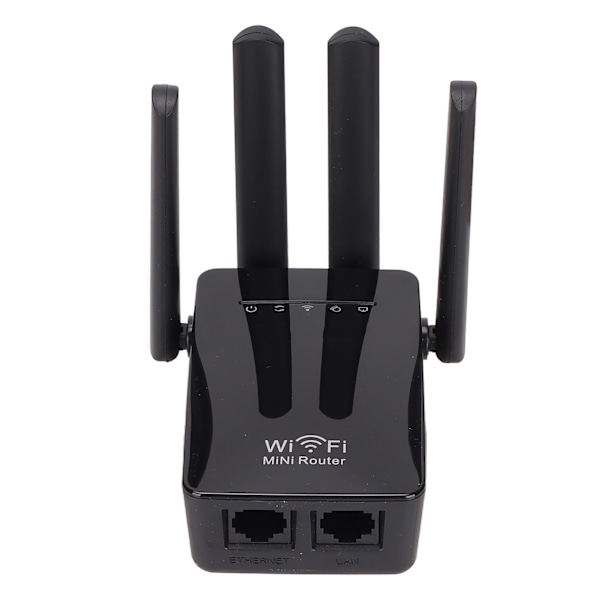 3-i-1 Trådlös Router AP Access WIFI Förbättra Punkt 360° Full Signal Täckning 300Mbps WiFi Router för Hem 100‑240VEU Kontakt