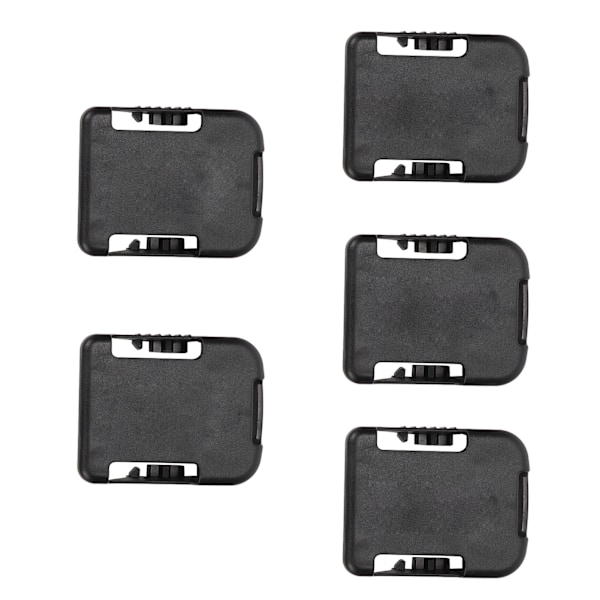 5-pack litiumbatterihållare, batterimontage, förvaringsställ för Hitachi 18V platta trycklitium-batterier