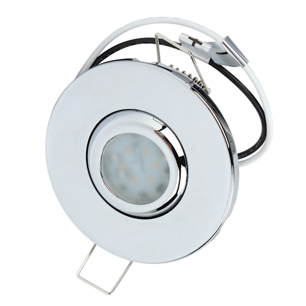 2.6in RV Båt Infälld LED Taklampa Vridbart Lamphuvud 75LM 3000K IP66 Vattentät för Yacht Hall Korridor Skåp Trappa