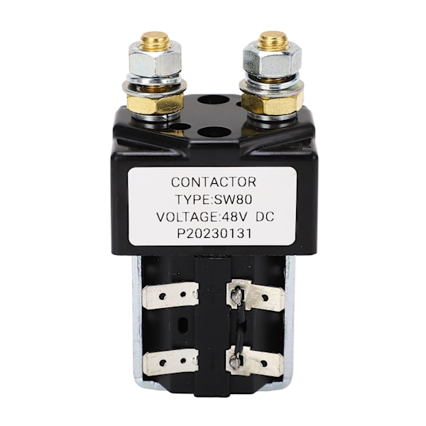 Kontaktorrela Metalllegering Högpresterande Startmotor Solenoid Relä Ersättning för E‑Z‑GO 100A 48V
