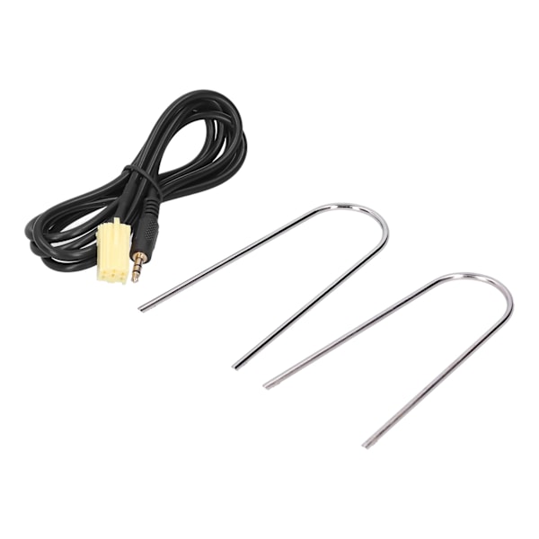 3,5 mm Jack AUX Input Kabelledning med Installationsfjernelsesværktøj Passer til Fiat Grande Punto/500 6-Pin