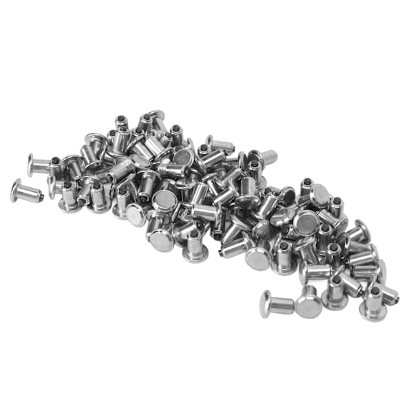 100 st Dubbar för Däck Silver Universal Slitstark Halkskydd Däck Snöspikar för ATV UTV Gaffeltruck