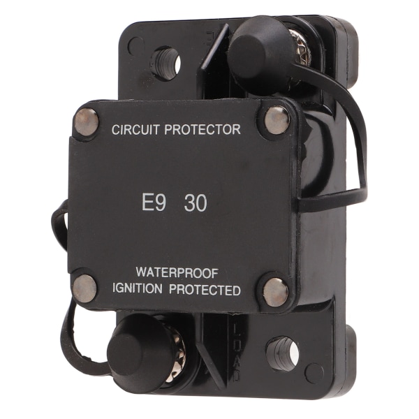Automatisk tilbakestillingsbryter 32V 30A 1/4in Bolt IP67 Beskyttelse Brannsikker for Lastebiler Busser Bobiler Batteri