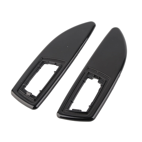 2 stk. Sideblinklys Repeater Rammesæt Bil Tilpasninger Udskiftning til Vauxhall Corsa D Range 2006-2014 Blank Sort