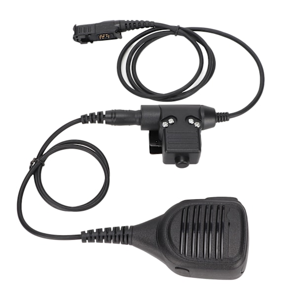 Axelmikrofon med 7,1 mm-kontakt för Walkie Talkie, högtalarmikrofon med U94 PTT för MOTOROLA XiR P6600 P6620 DP2400 MTP3250 DEP550