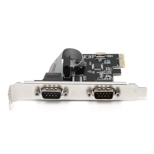 PCIE 2-ports seriell utvidelseskort RS232 9PIN WCH382L Chip Adapter for Windows98/98SE/OS X