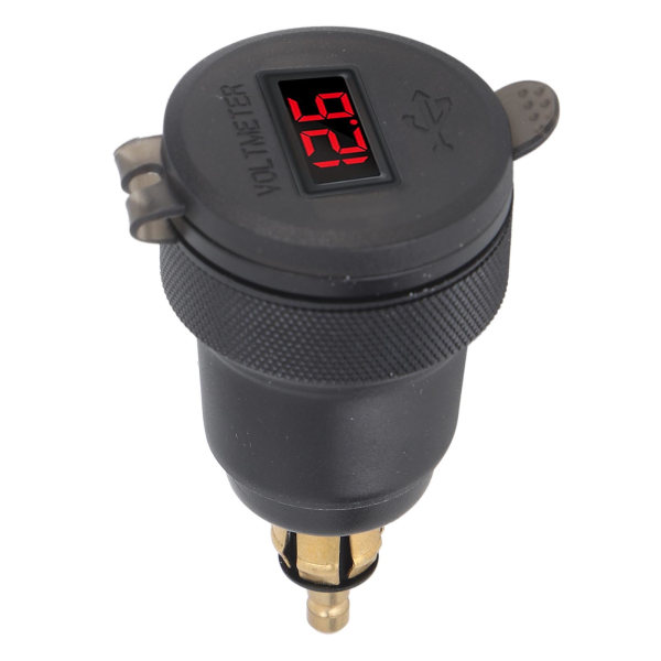 USB Billader QC3.0 PD Port Hurtiglading Strømadapter Lader for 1 2 3 Serie DC12 til 24V EU Grensesnitt Rød