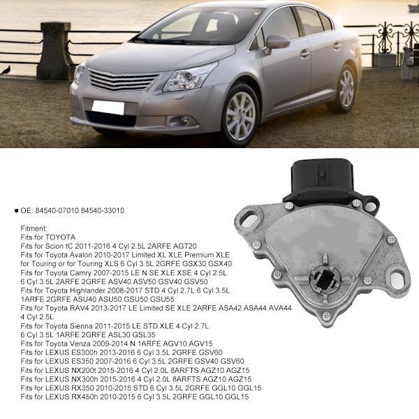 Transmissionssensor Neutral Säkerhetsbrytare 84540-33010 Passar för LEXUS ES300h 2013-2016