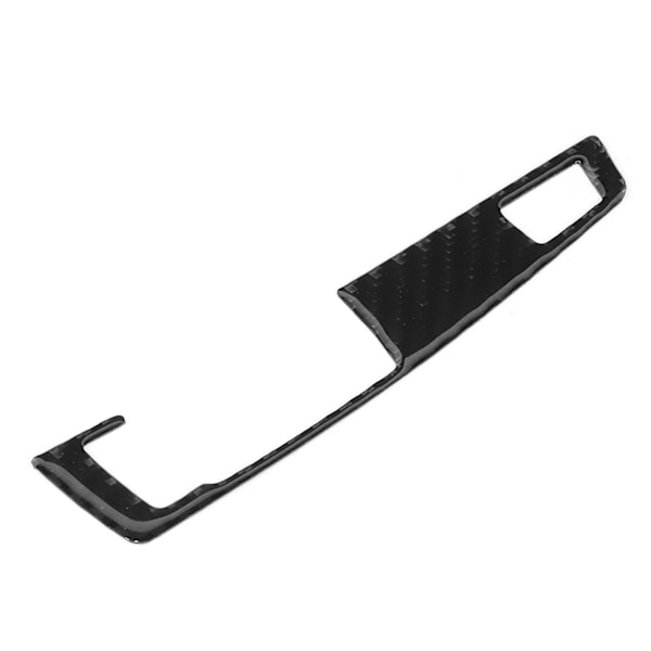 Kolfiber Växelspaksknapp Panel Trim Cover Passar F07/ F10/ F25/ F26 2009‑2016 LHDA (Enkel Brytare)