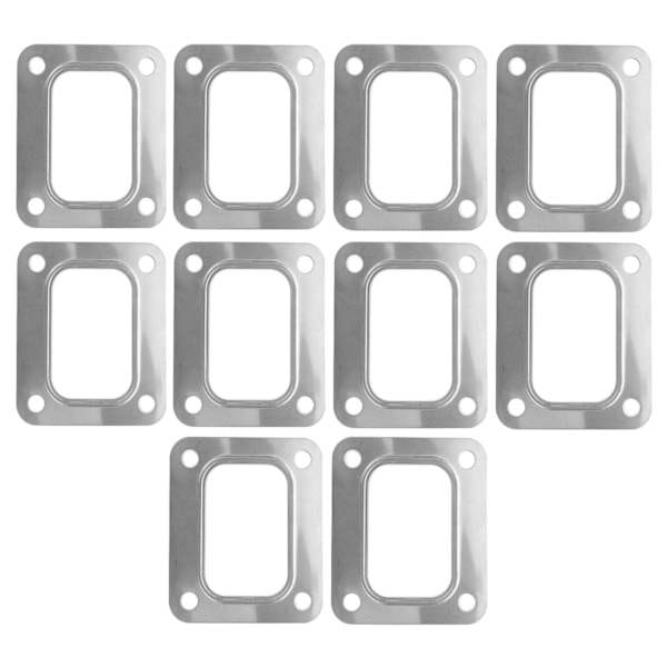 Turbo T4 Flange Pakning Rustfrit Stål 4 Bolthuller Separat Type Metallisk Knusningsstil
