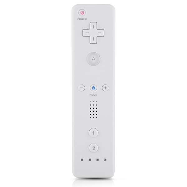 Trådlös gamepad med analog joystick för WiiU/Wii-konsol (vit)