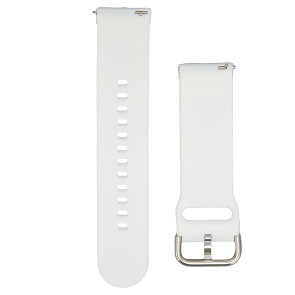 22mm Bløde Silikon Hurtigudløsningsremme til Huawei Watch 3/GT 3/2 Justerbar Silikon Urrem Hvid