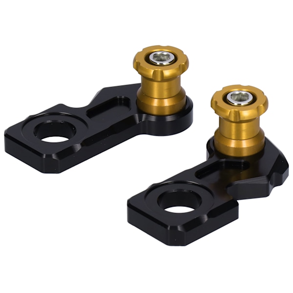 2 stk. Motorsykkelakselblokk Slider Aluminiumlegering Erstatning for CB650R/F CBR650R 2019‑2020 Gul
