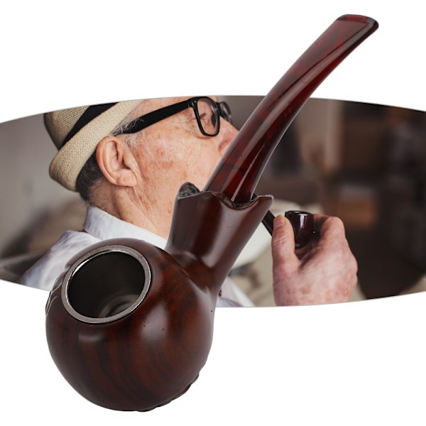 Pipe Smoking Set Smoker Gifts Collections Innovativ Red Tail Rak Avtagbar Harts