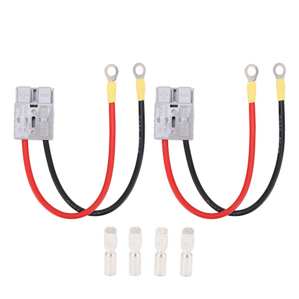DC600V 50A Apukaapelit Pikaliitin 10Awg Auto Pakettiauto Moottoripyörä Matkailuauto Peräkärry