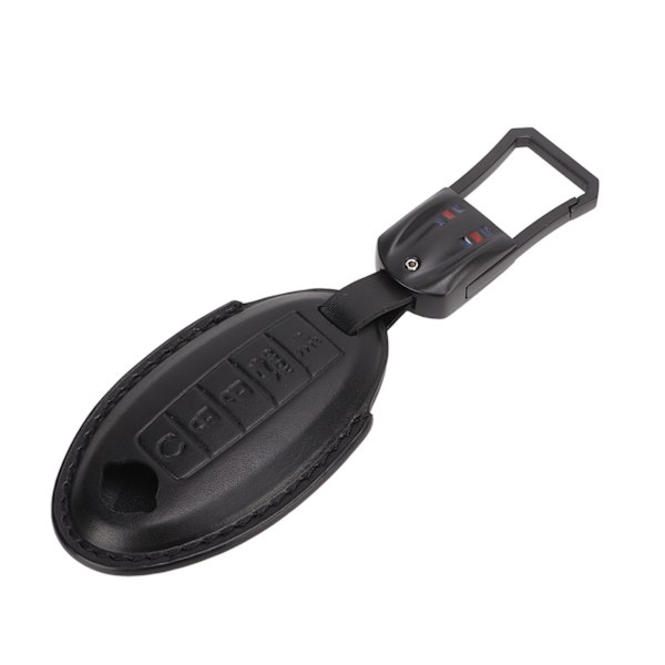 5 Knappar Smart Fjärrkontroll Bilnyckel Fodral Läder Nyckelfodral Ersättning för INFINITI JX35 Q50 Q60 QX56 QX60 QX80