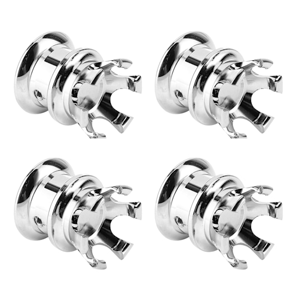 4 stk. motor skruehætte dæksler krone styling passer til XL883/Big Twin 1340 Evo/Twin Cam modeller galvanisering
