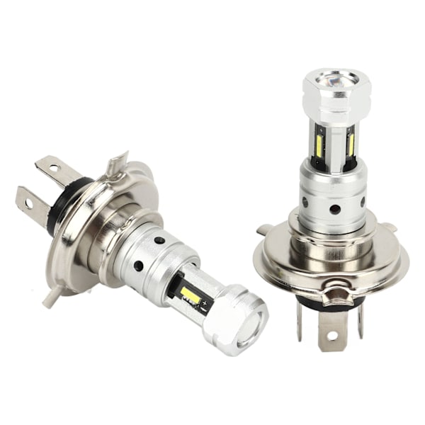 2 stk. 100W H4 LED-motorcykelforlygtepære 360 graders superlys CSP-chip energibesparende udskiftning til Suzuki hvidt lys 6000K