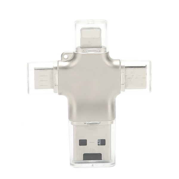 Yvonne U Disk OTG 4-porttia USB2.0-muistitikku iOS:lle Android TypeC/Android Micro USB PC Y23(32G)