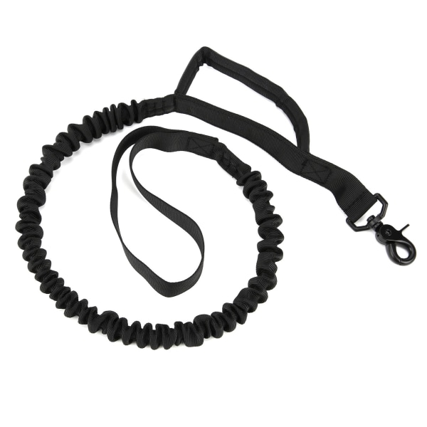 Ulkoilmakäyttöön tarkoitettu koiranpentujen vetoköysi, kestävä lemmikkieläinten vahva nylon-hihna, kevyt, musta