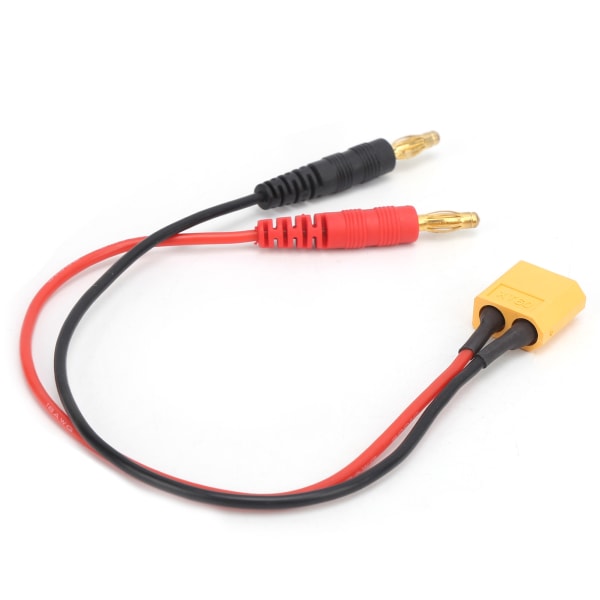 B6 Laddare 4.0mm Bananplugg till XT60 Huvud Silikonkabel 18 AWG för Lipo Batteriladdare