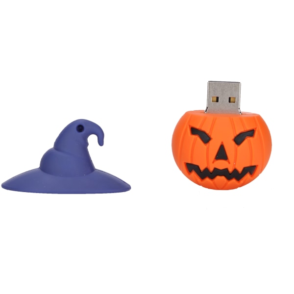 U Disk Cute Cartoon Pumpkin Monster USB2.0 High Speed ​​Flash Drive Mobil lagringsenhetPumpkin Head 32GB
