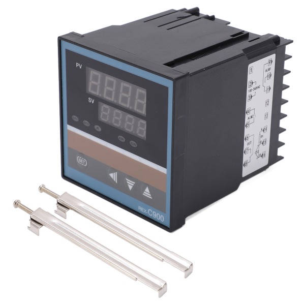 REXC900FK02M*AN Digital termostat Intelligent industriell temperaturkontroller med høy nøyaktighet 100V240V
