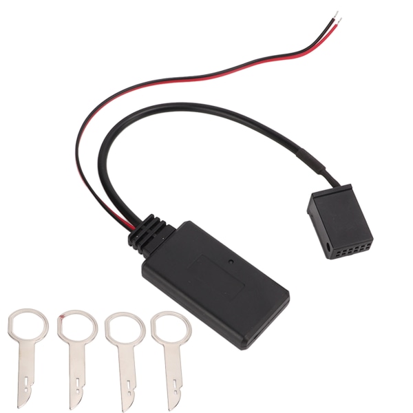 Bil Bluetooth-musikkadapter Lydstereo Aux-kabel erstatning for Ford Mondeo MK3 Focus 2 MK2