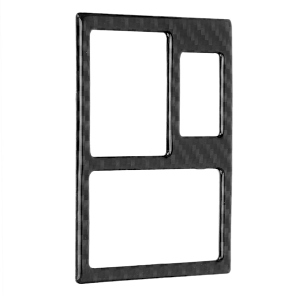 Kolfiber Sticker Justeringsram för Backspegelbrytare Passar Toyota RAV4 06-12