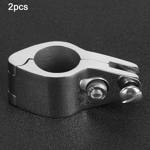 2 stk Bimini Topkæbe glideklemme stålbåd hardware fitting til oppustelige kommercielle yachts22MM