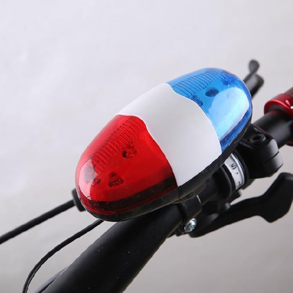 vedenpitävä polkupyörän pyöräilytorvi kello 6 LED valo 4 säveltä polkupyörän kello 120dB