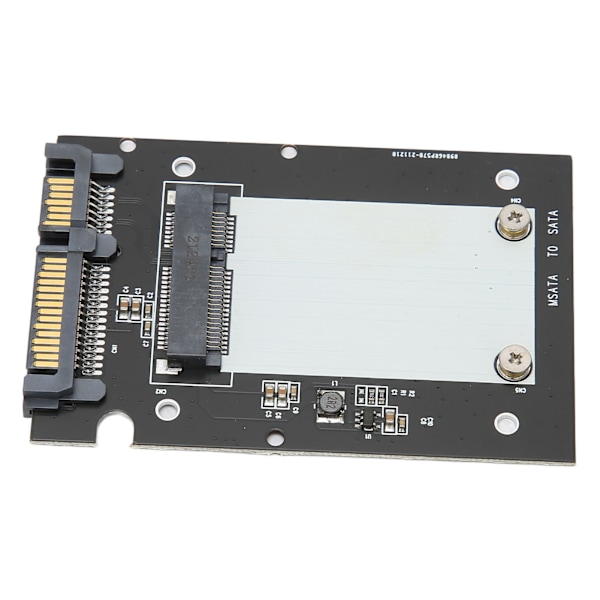 MSATA till SATA III Adapter 6Gbps Snabb Överföring Masslagringsgränssnitt PCB med SATA-gränssnitt för stationär dator SSD