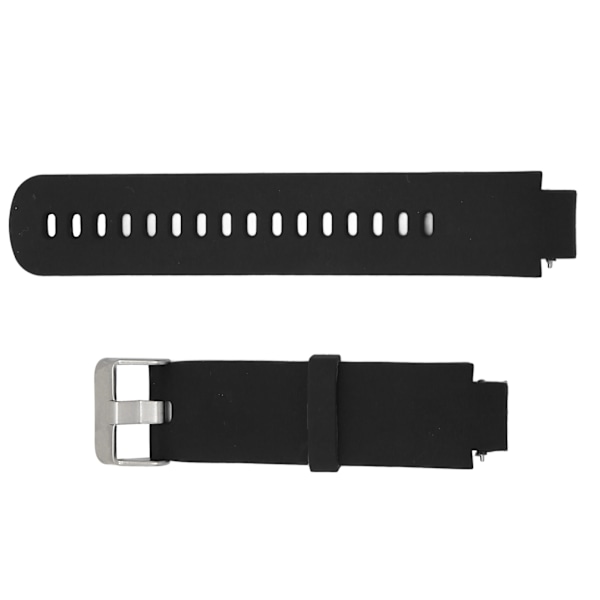 Smartklokke Remmer Silikon Armbånd Enkeltfarget for Amazfit Verge 3 Svart