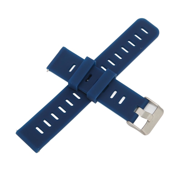 20mm Mjuk Silikonarmband för Klocka, Armband Byt ut med Platta Luftventiler för Amazfit GTS 3 Blå