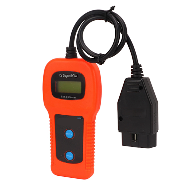 U281 OBD2 Felkodsläsare DTC Skanning Snabb Diagnostisk Återställning Diagnostiskt Kontrollverktyg för Bil