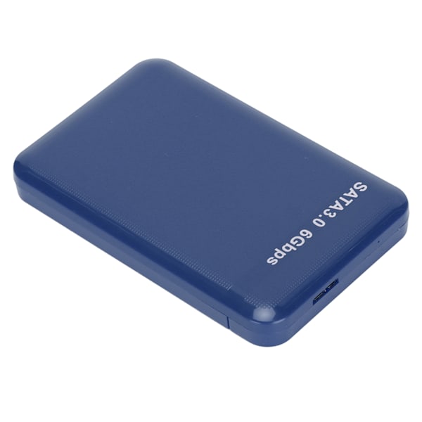Ekstern HDD Kabinet 2.5in USB3.0 SATA3.0 Plug and Play HDD Kabinet Understøtter 3TB Kapacitet med LED Indikator til Windows Blå