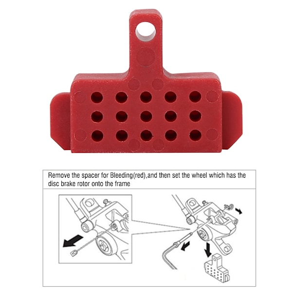 Mini Plast Hydraulisk Skivbroms Blödningsavstånd Blockhjälpverktyg för Hydraulisk Broms