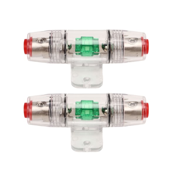 2 stk. DC12‑36V In Line ANL Sikringsholder IP67 Vandtæt Bil Audio Forstærker Batteri Sikring Strømblok