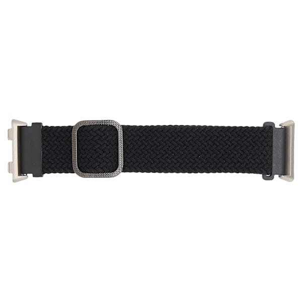 Justerbar Smartwatch-reim for Oppo Watch 2 46mm Strikket Elastisk Loop Armbåndsbytte Svart